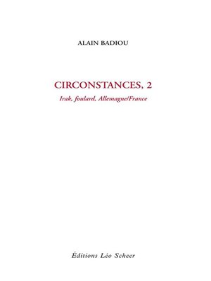 cover image of Circonstances 2